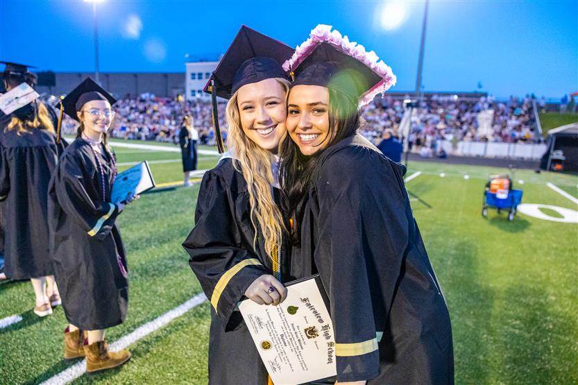 Students celebrate graduating